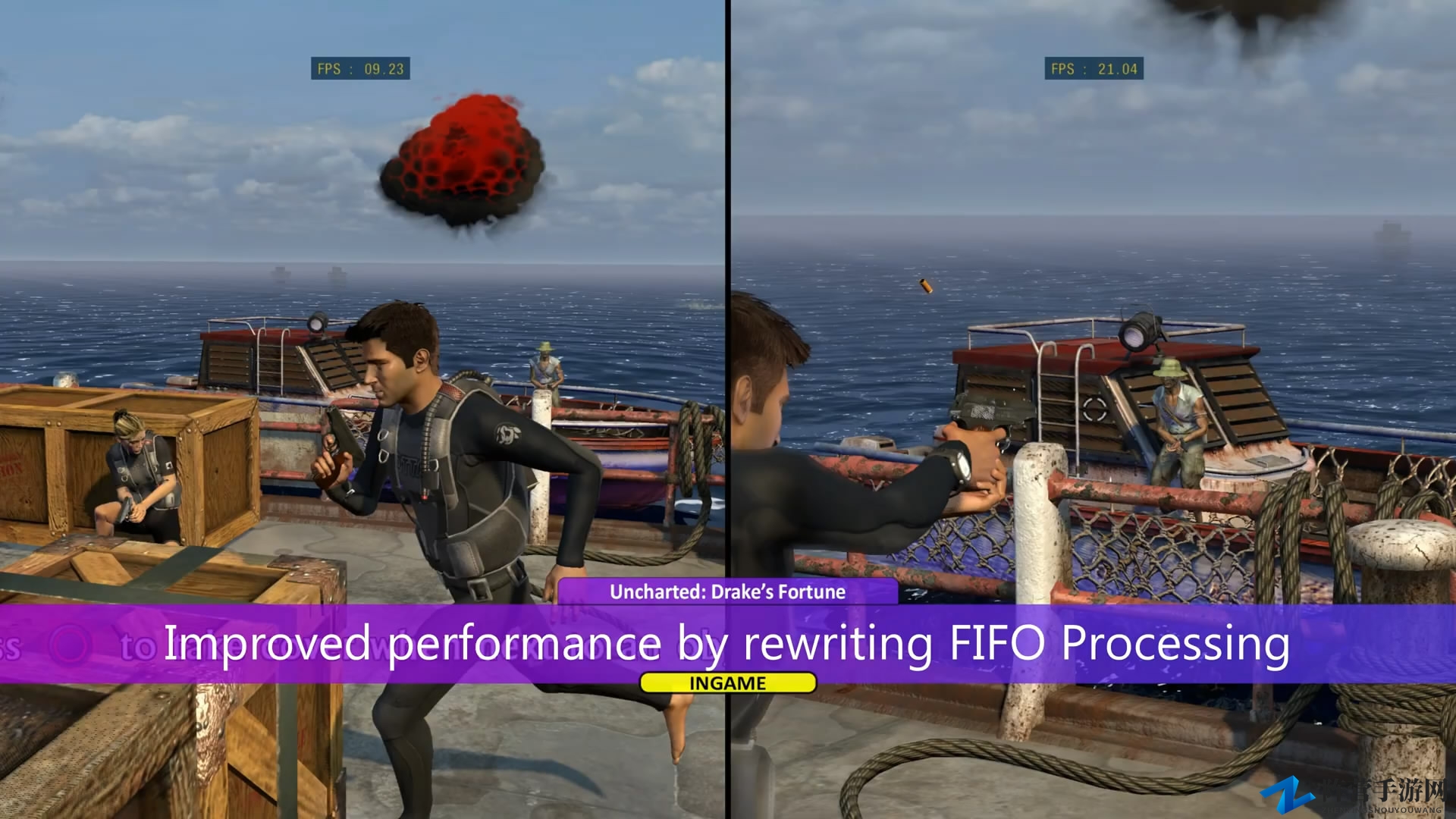 PS3模拟器RPCS3新版演示 《战神3》《神海1》画质提升