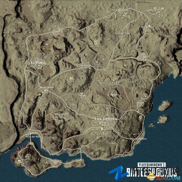 《绝地求生：大逃杀》新地图“Miramar”正式公布